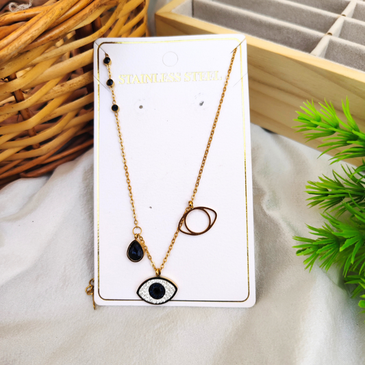 Eye Design Anti Tarnish Gold Chain