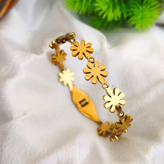 Flower Anti Tarnished 18k Bracelet