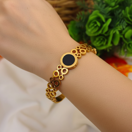 Circle Gold Platted Anti Tarnish Bracelet