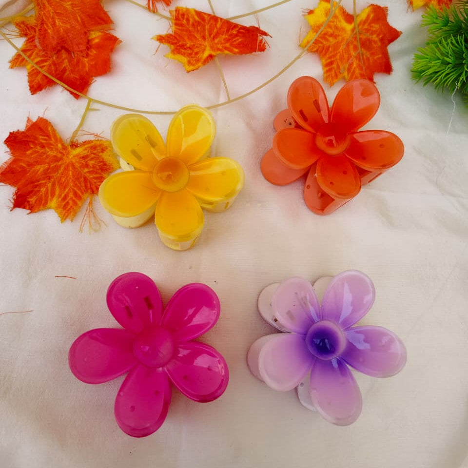 Flower Shape Hair Catch Clip