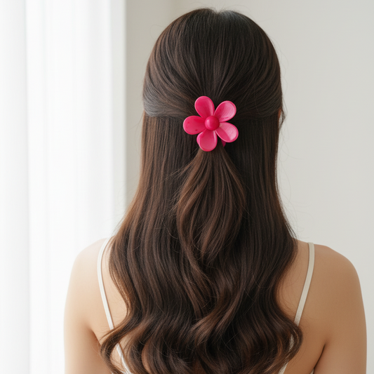 Flower Shape Hair Catch Clip