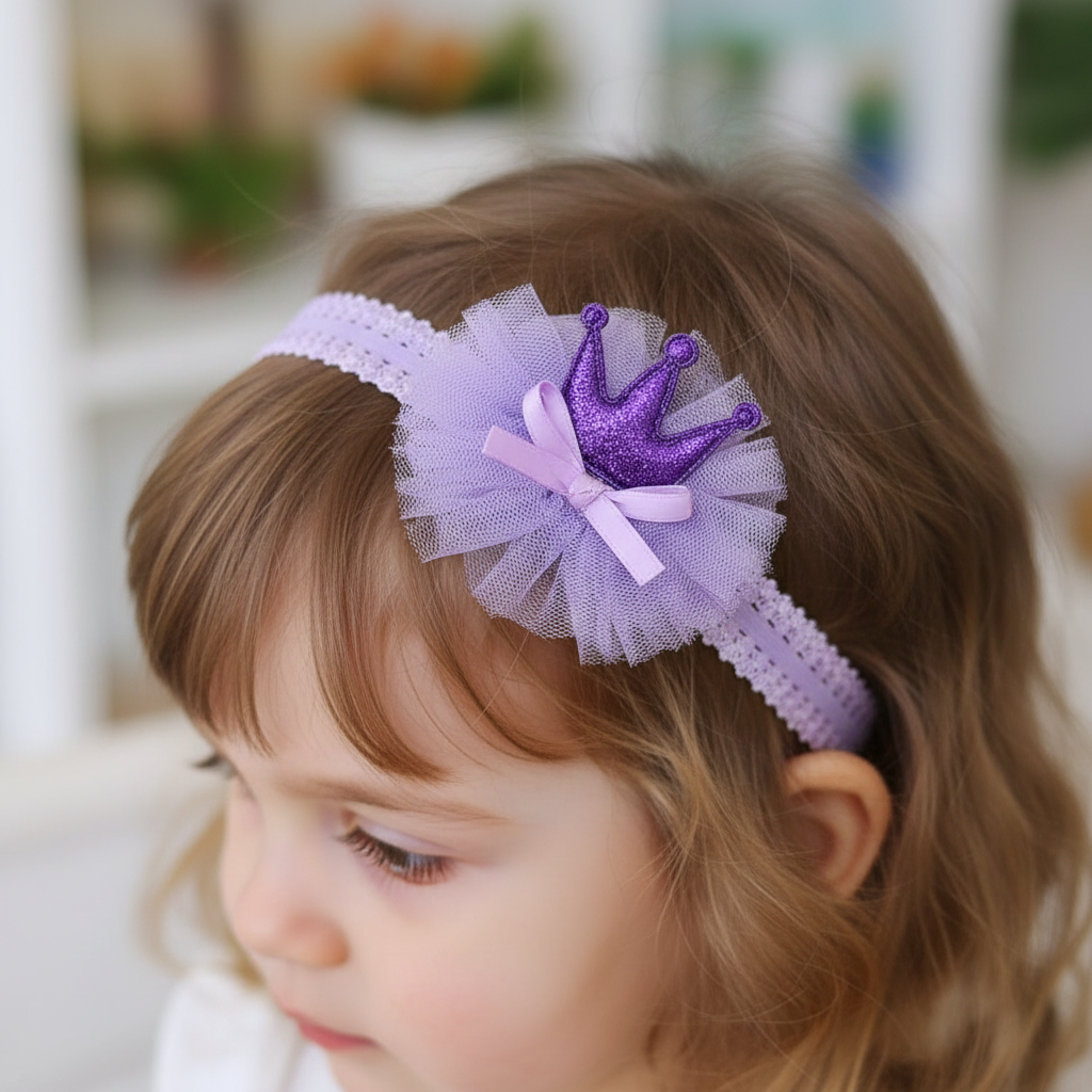 Purple Crown Hairband
