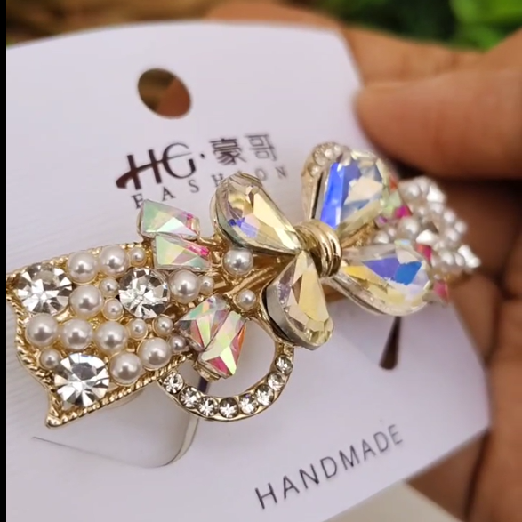 Crystal Hair Barrette