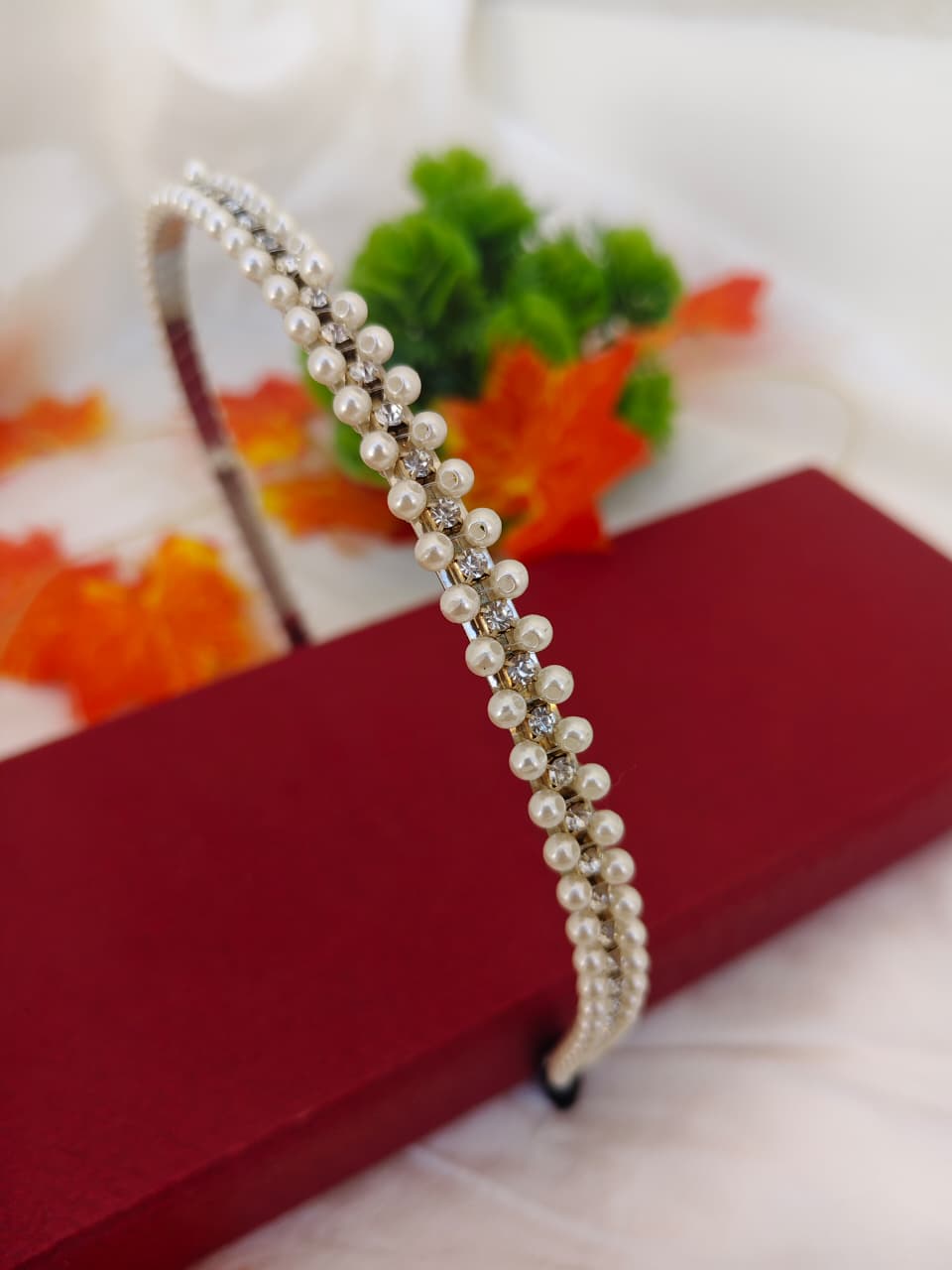 Pearl & Crystal Headband