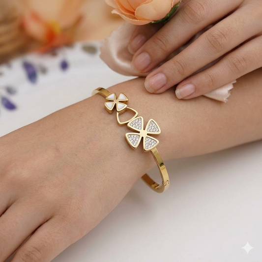 Dual Flower Bracelet